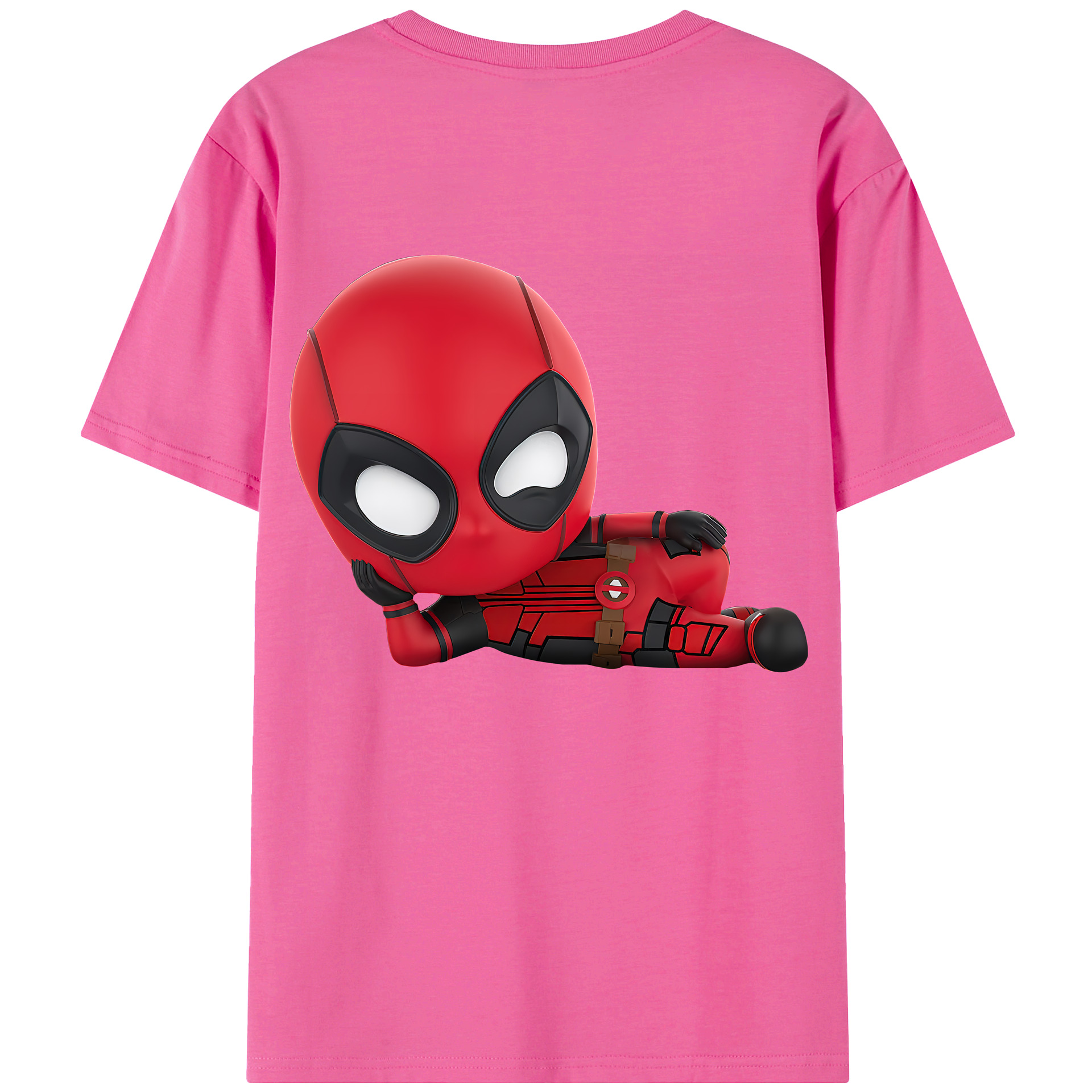 （画像用） Deadpool デッドプール レディース半袖Tシャツ(バックプリント)